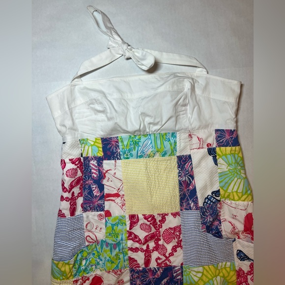 Lilly Pulitzer Yesenia Square One Sewn Patchwork Sleeveless Dress Size 6 - Picture 4 of 9